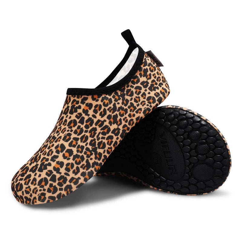 VIFUUR Water Sports Unisex Shoes Leopard Orange - 7.5-8.5 W US / 6-7 M US (38-39) - Image 4